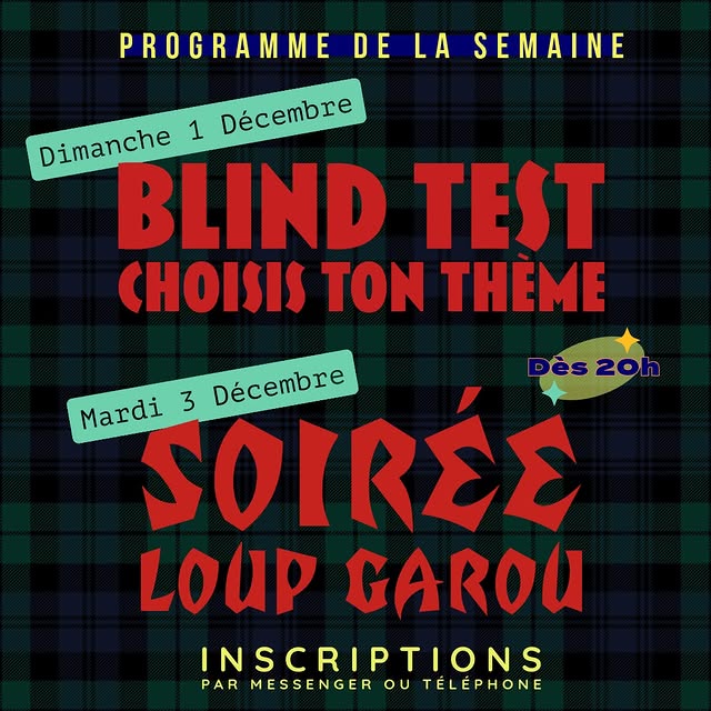 Soirée Loup Garou