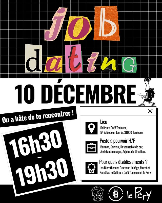 Job Dating au Delirium Café