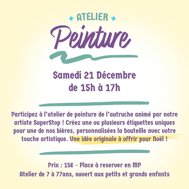 Atelier de peinture pour enfants
