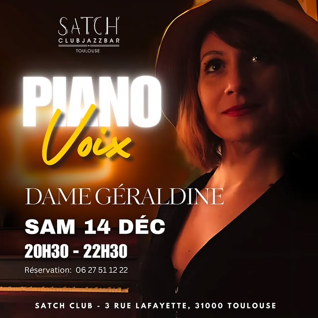 Dame Géraldine en live au Satch Club