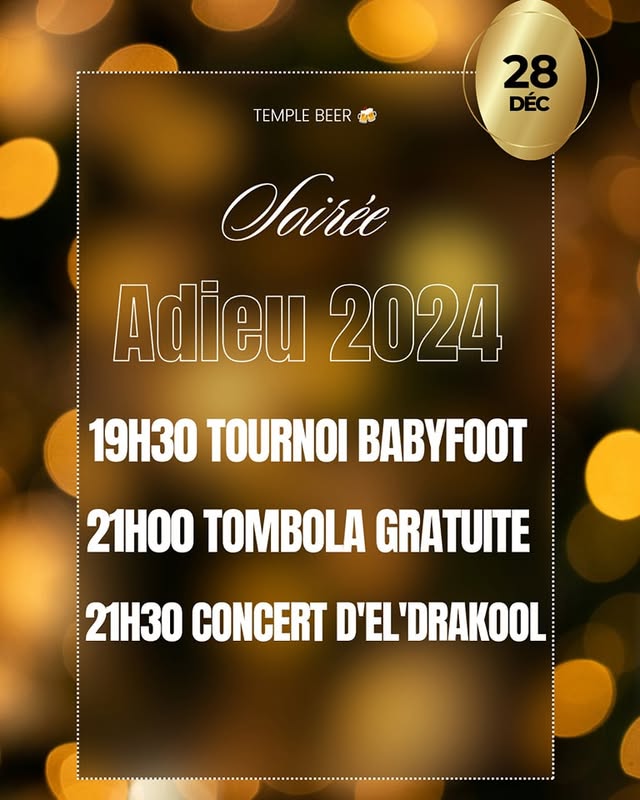 Soirée Fin d'Année