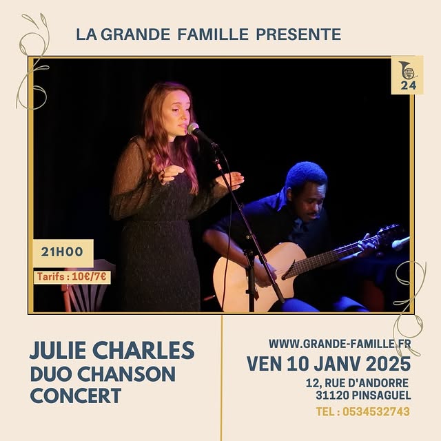 Julie Charles Duo Chanson Concert