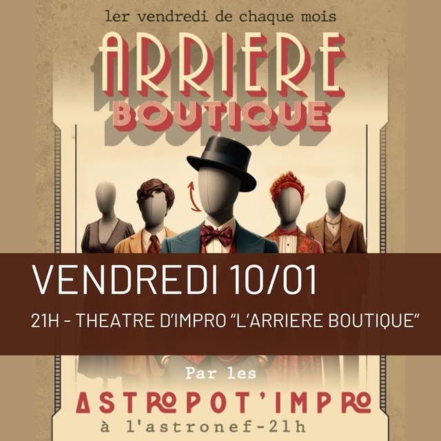 THEATRE D'IMPRO "L'arrière boutique"