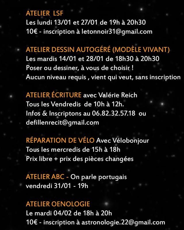 Atelier d'initiation Langue des Signes