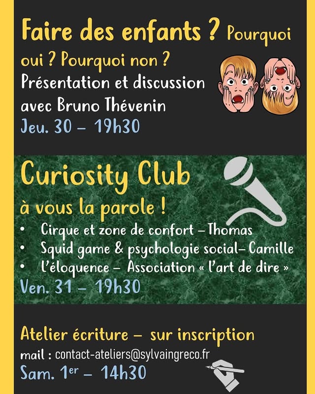 Atelier d'écriture