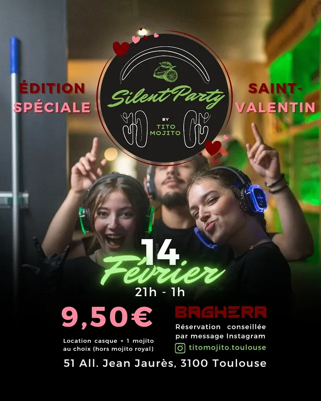 Silent Party Spéciale Saint-Valentin