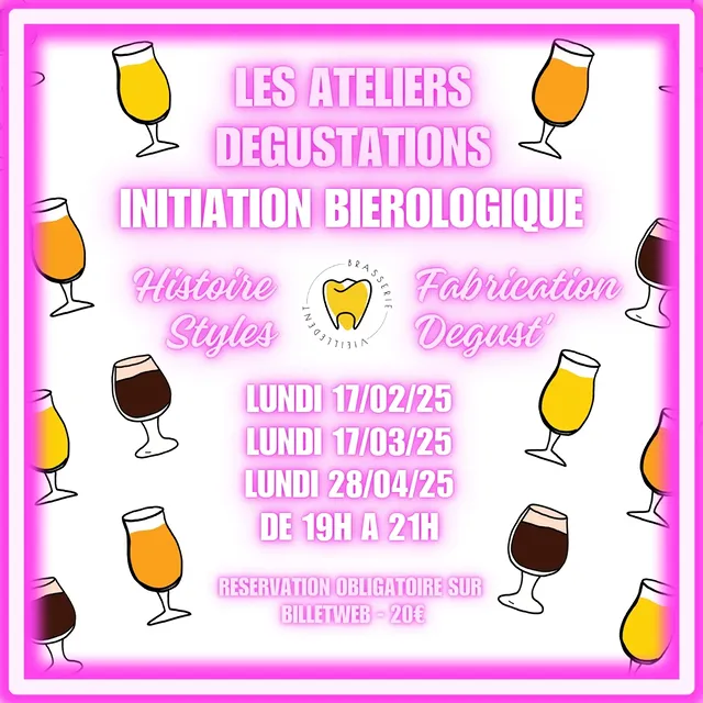 Atelier Dégustation Initiation à la Biérologie