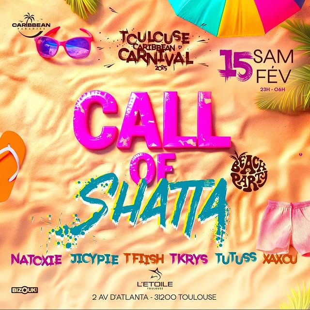 CALL OF SHATTA - BEACH PARTY