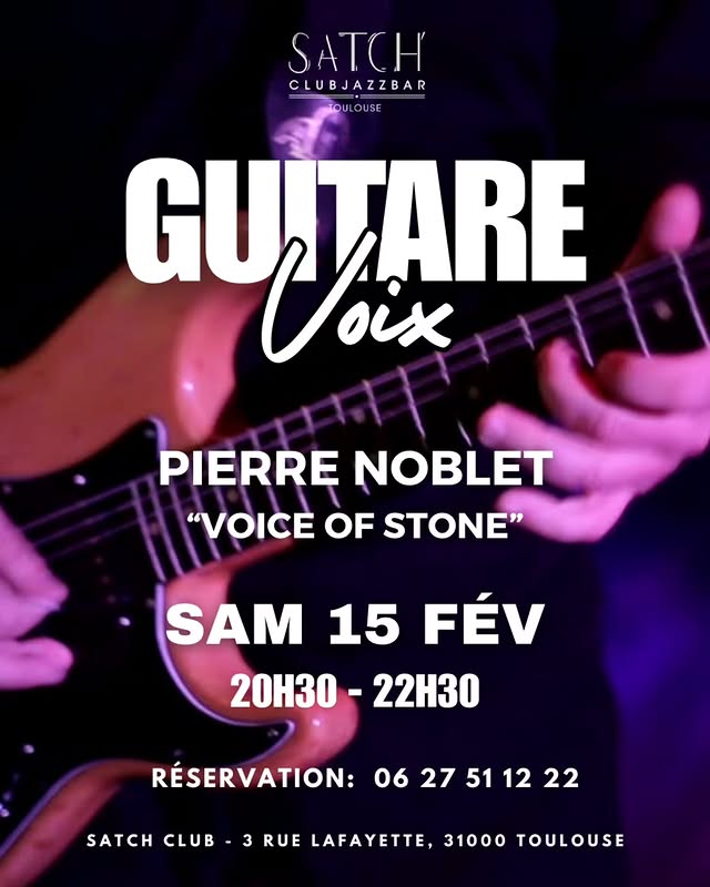 Soirée Guitare et Voix avec Pierre Noblet