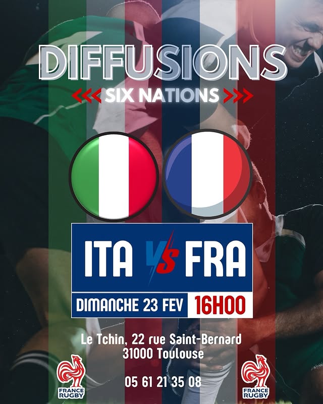 Diffusion du match Italie vs France
