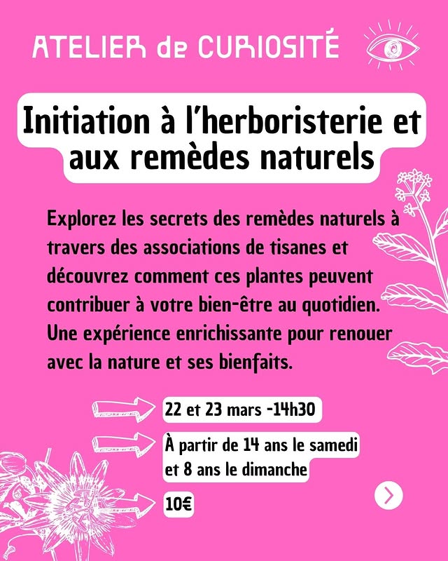Initiation à l’herboristerie et aux remèdes naturels