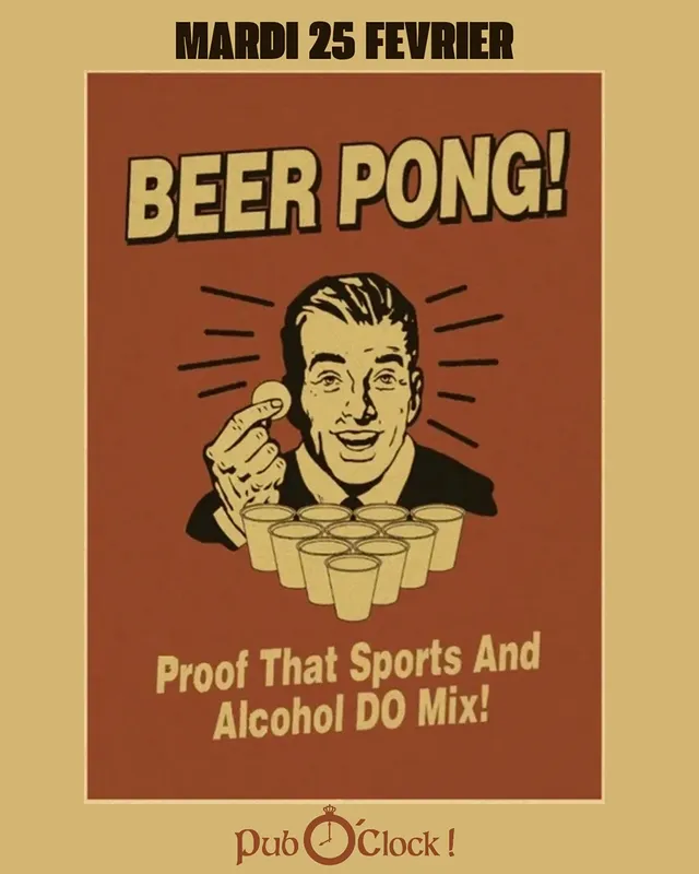 Tournoi de bière pong