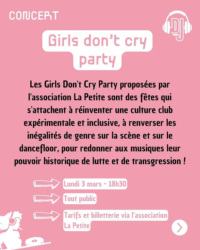 GIRLS DON'T CRY PARTY