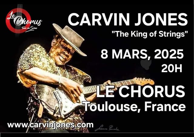 Carvin Jones en concert au Chorus