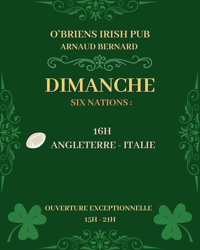 Angleterre - Italie