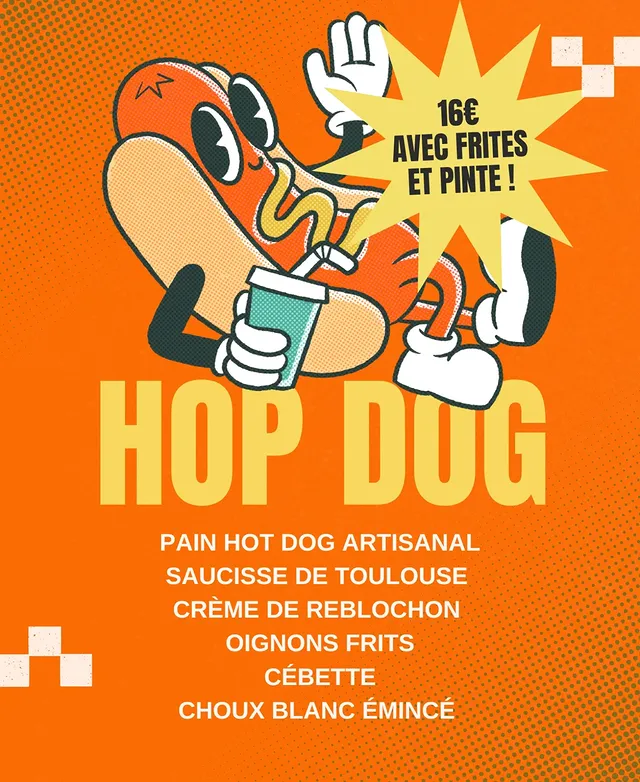 Mardi Gras Special Hot Dog