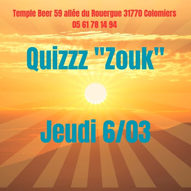 Soirée Quiz Zouk