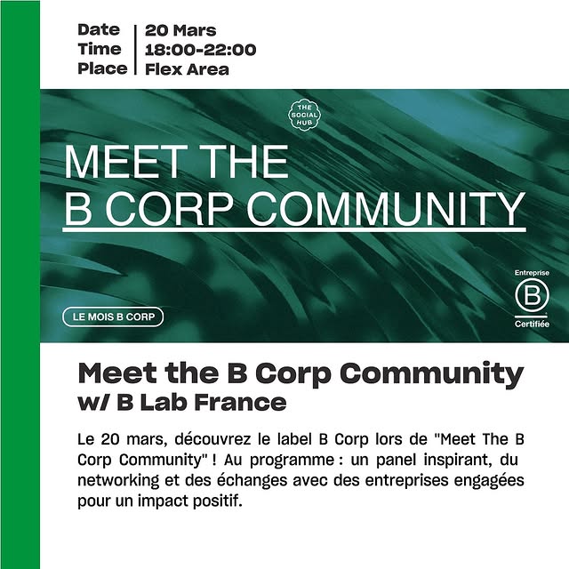 Meet The B Corp Community w/ B Lab France