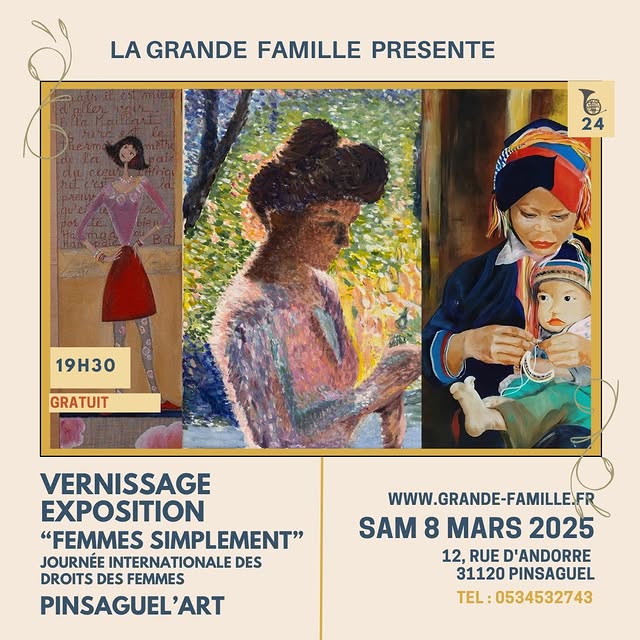 Vernissage de l'exposition "Femmes simplement"