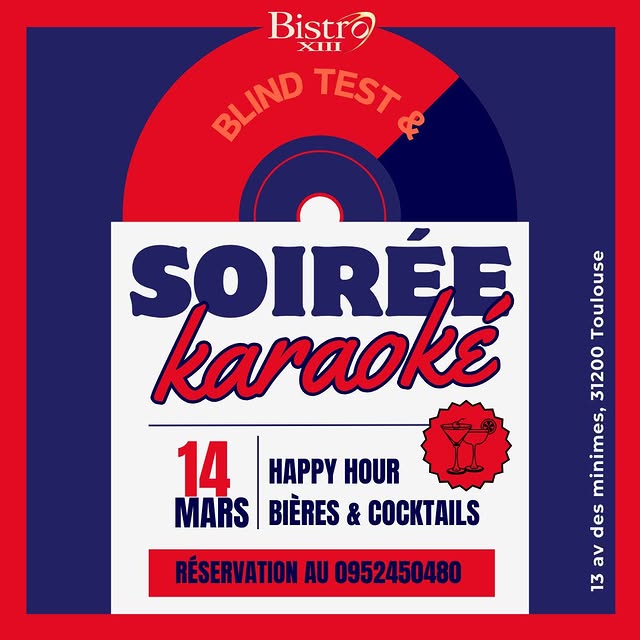 Soirée Karaoké au Bistro XIII