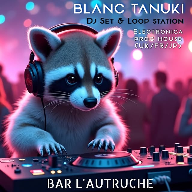 DJ SET - BLANC TANUKI