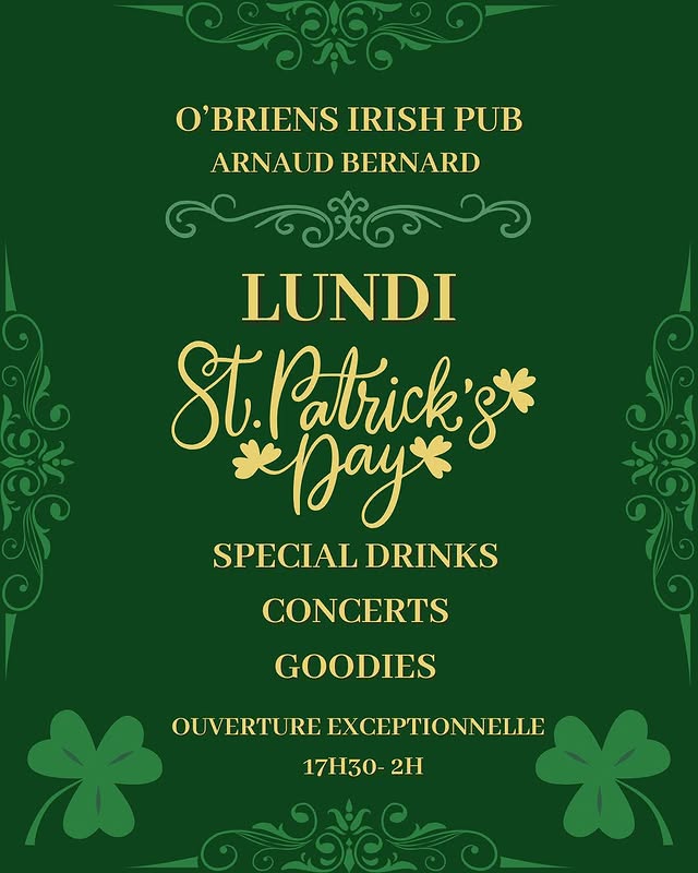 Soirée de la St Patrick