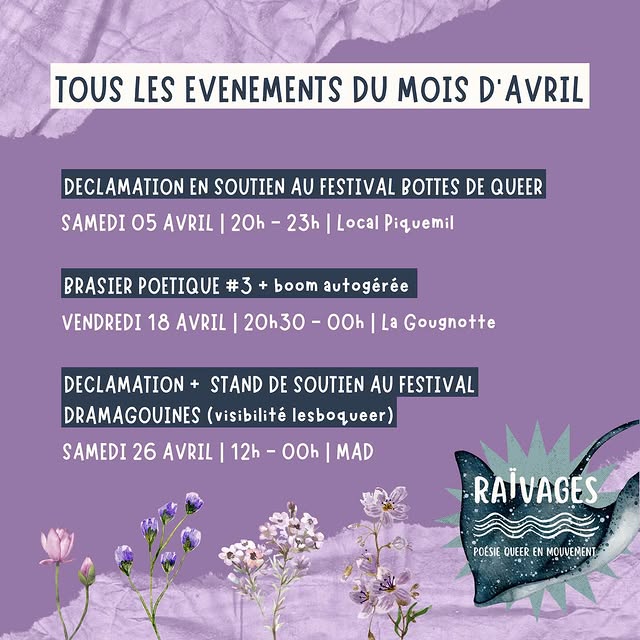 Brasier Poétique #3 + Boom autogérée