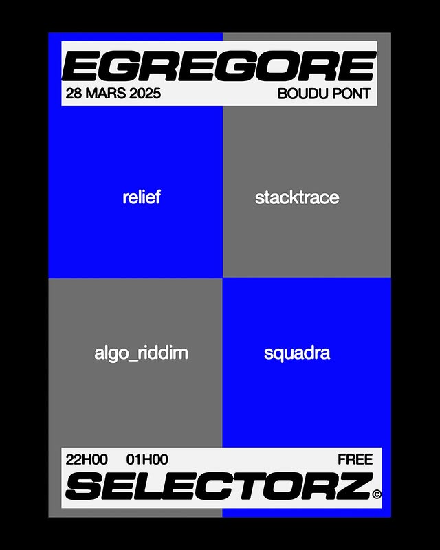 BDP x Egregore x Relief b2b Squadra / Amelo b2b Stacktrace