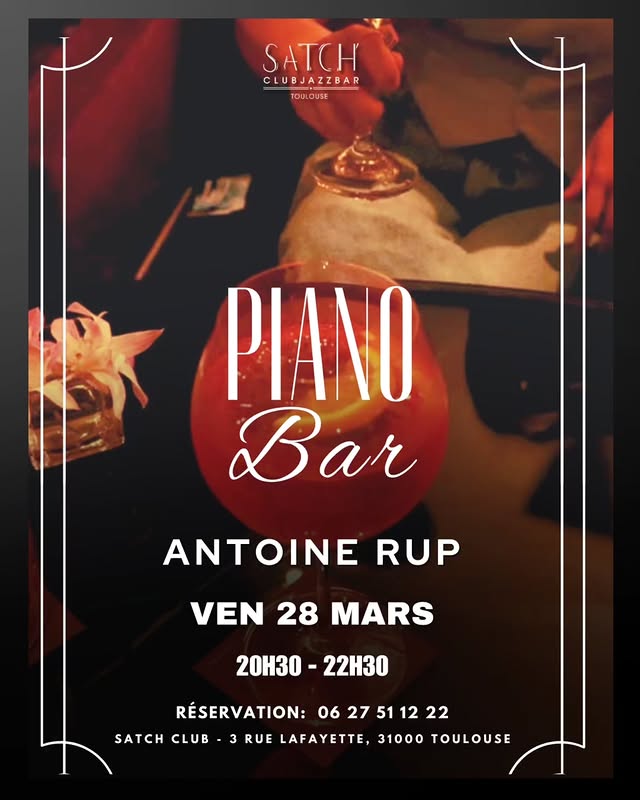 Antoine RUP au Satch Club
