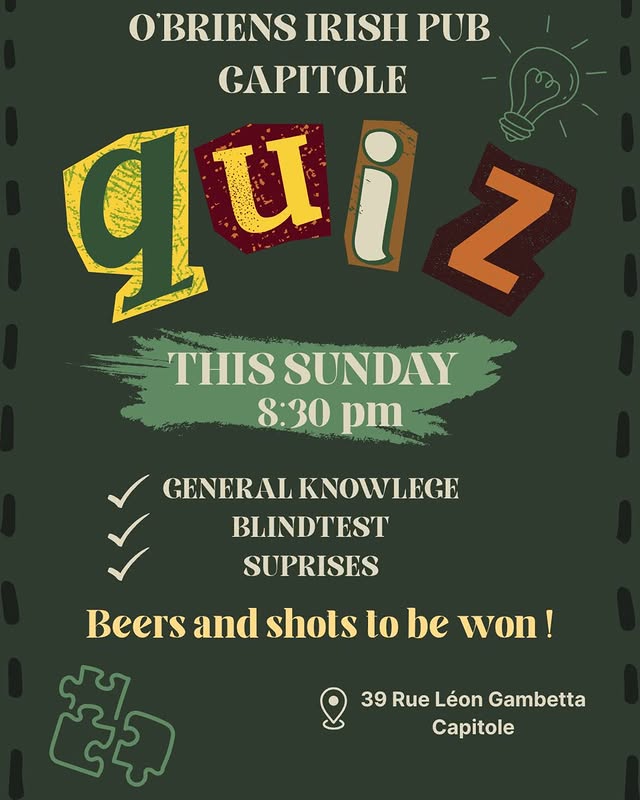Quiz Night at O'Briens