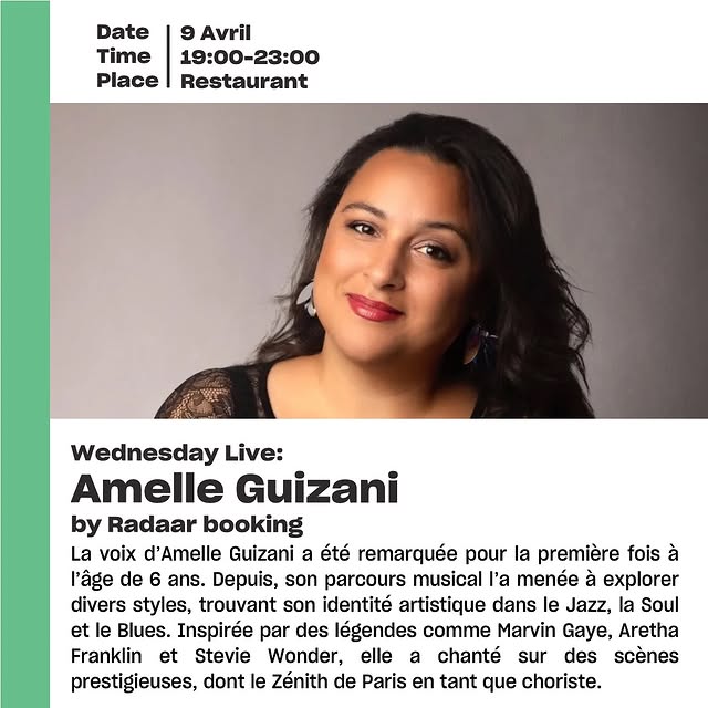 Wednesday Live: Amelle Guizani