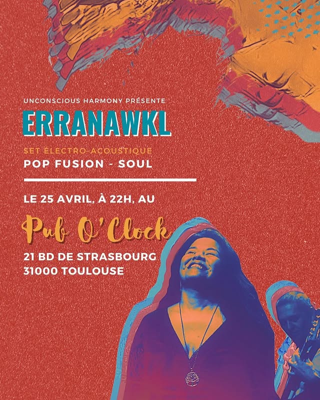 Erranawkl - Pop Fusion / Soul au Pub O'Clock