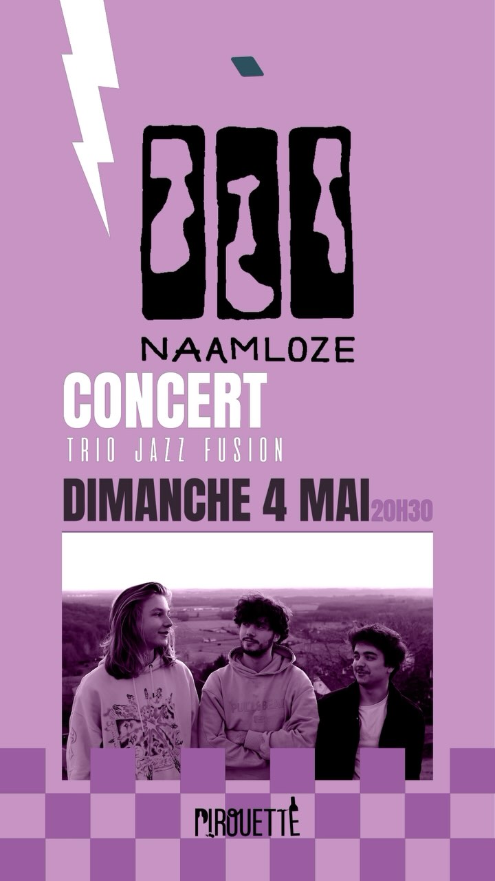 Concert Jazz Fusion avec Naamloze Trio
