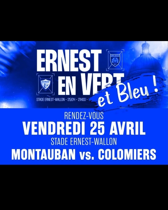 Diffusion du Match Montauban vs Colomiers