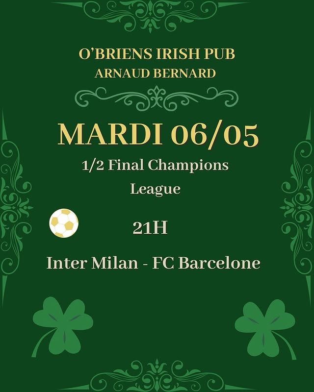 1/2 Final Champions League: Inter Milan - FC Barcelone