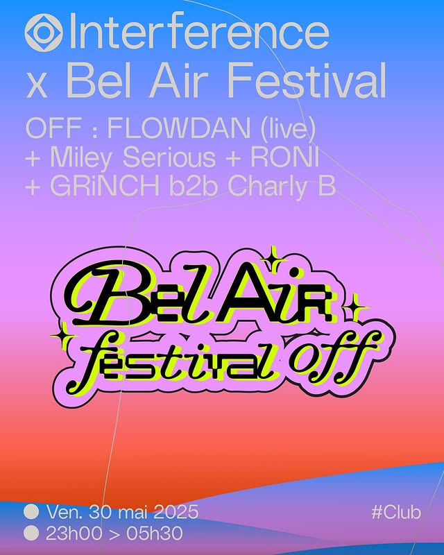 Bel Air Festival OFF : FLOWDAN live + MILEY SERIOUS + RONI