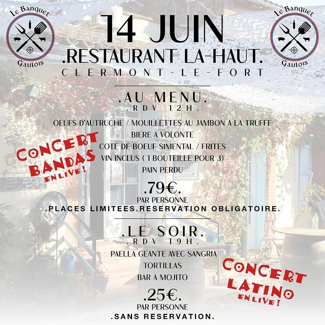 Fête au Village - Banquet Gaulois & Soirée Espagnole