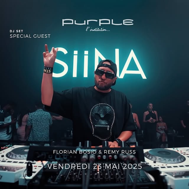 Purple l'institution - Special Guest SIINA