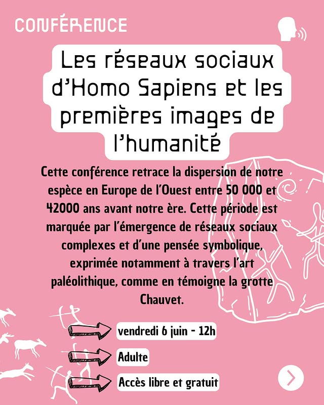 Les réseaux sociaux d'Homo Sapiens et les premières images de l'humanité