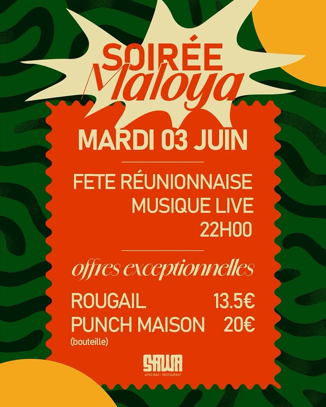 Soirée Maloya - Fête Réunionnaise