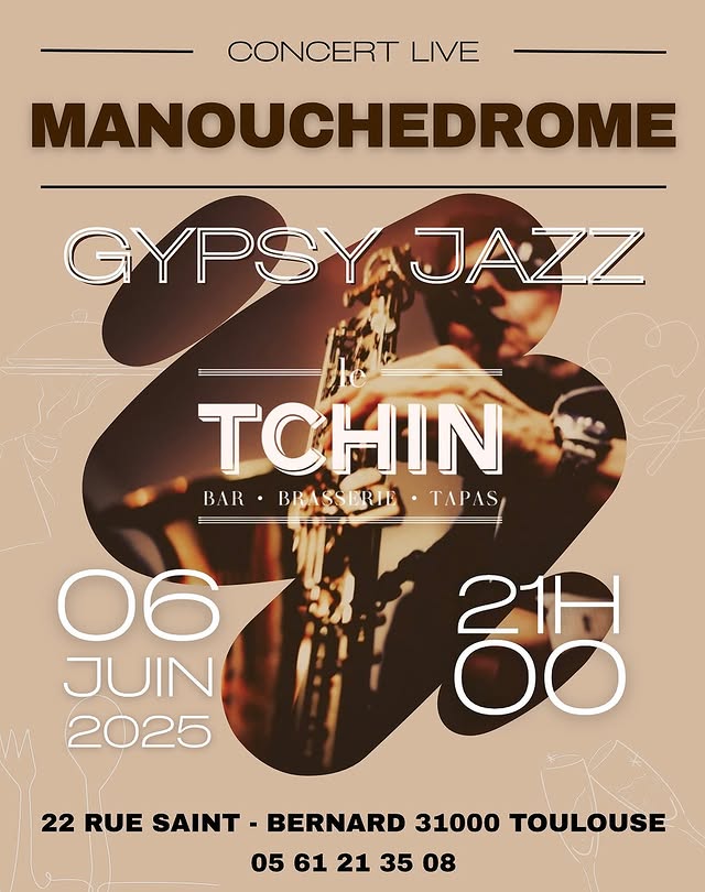Concert Live – Gypsy Jazz au Tchin