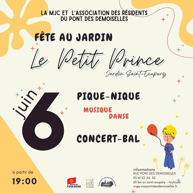 Fête au jardin - Le Petit Prince
