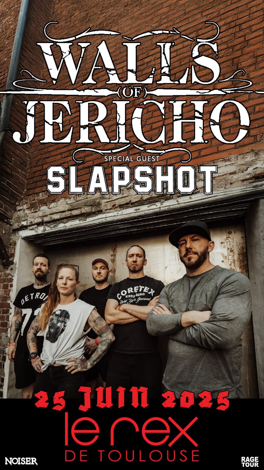 Hardcore Unité - Walls Of Jericho + Slapshot