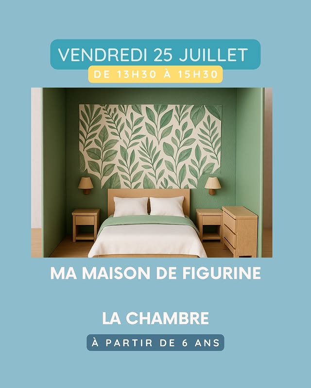 Atelier "Ma maison de figurine" – La chambre