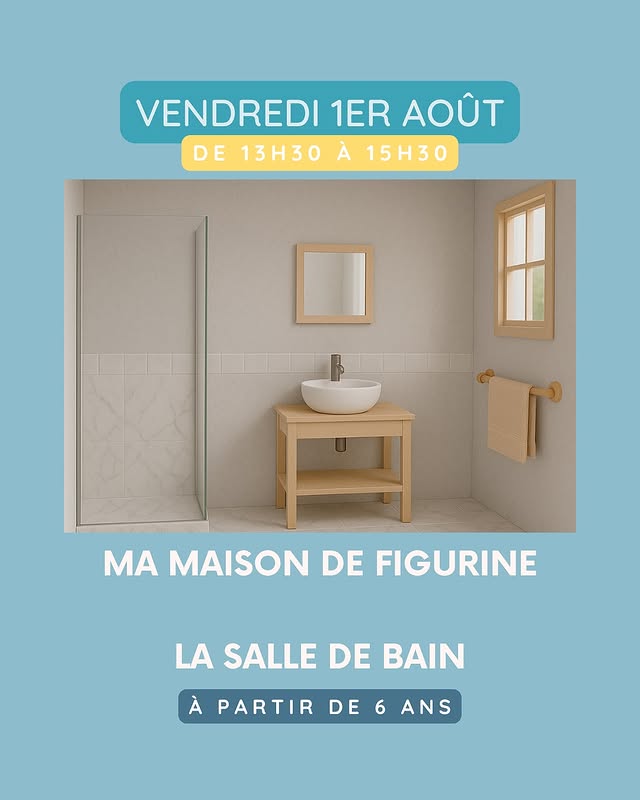 Atelier "Ma maison de figurine" – La salle de bain