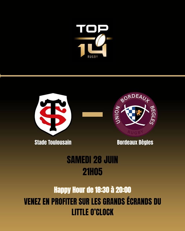 Finale du Top 14 au Little O’Clock