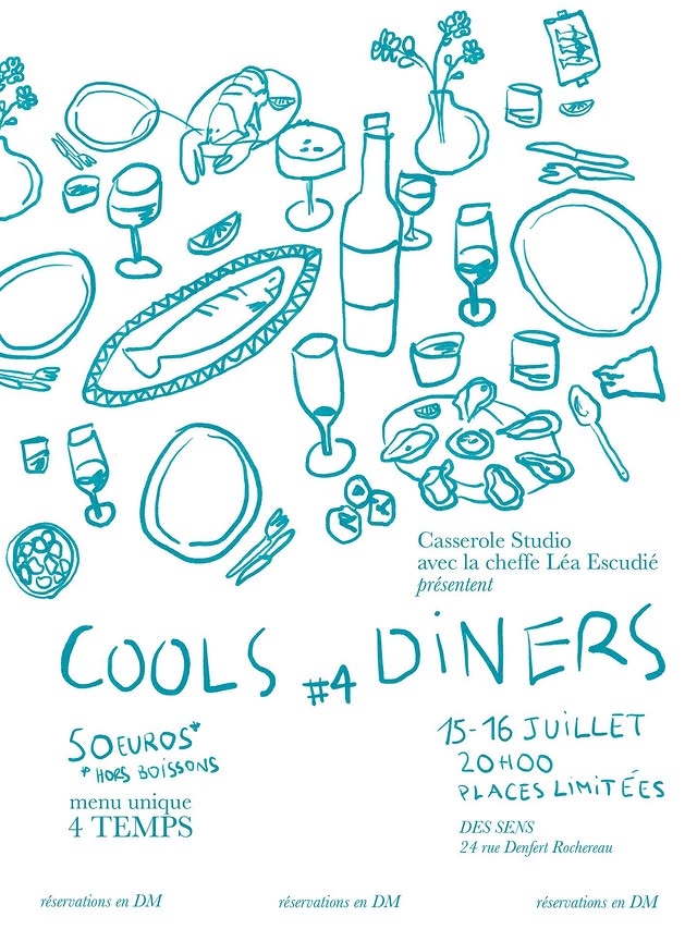 Cools Dîners #4 – Menu "La Mer"