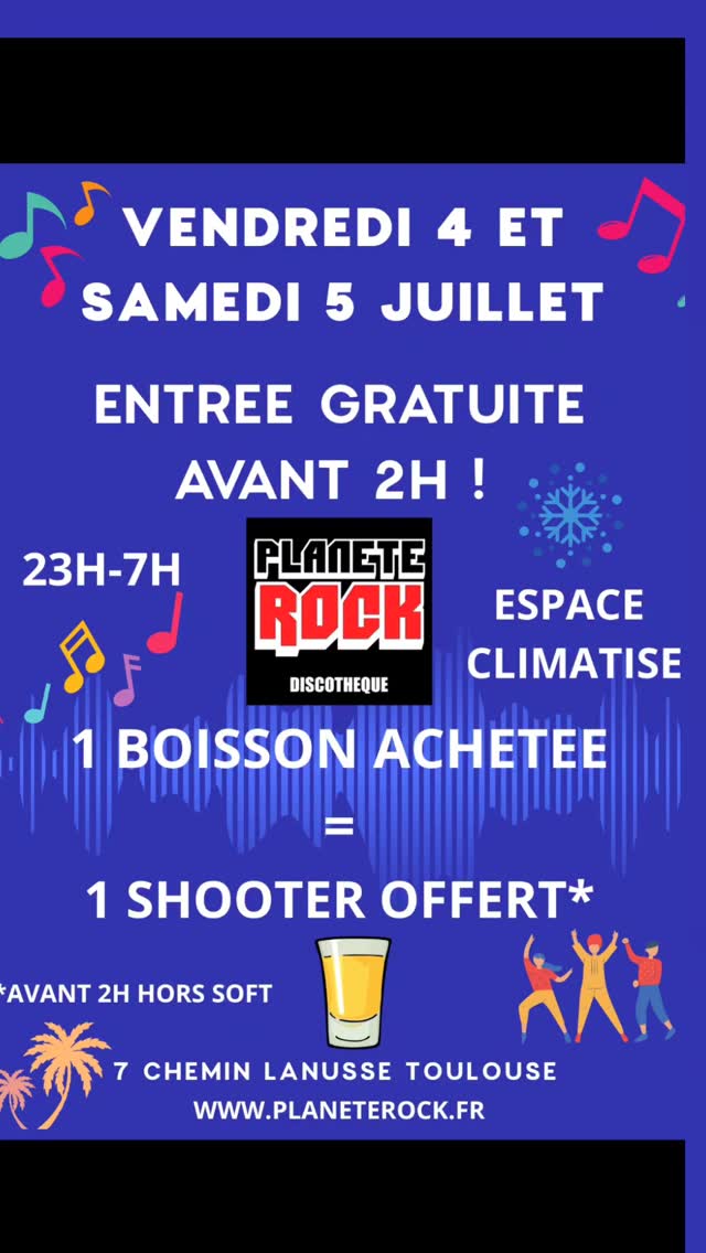 Weekend Planète Rock (4 & 5 juillet)