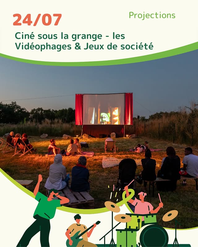Ciné sous la Grange - Les Videophages