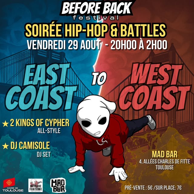 Soirée Hip-Hop East Coast to West Coast